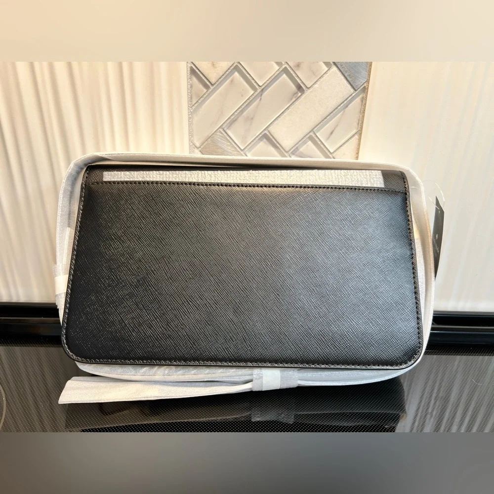 NIP Kate Spade Madison Flap Convertible Crossbody Black Leather